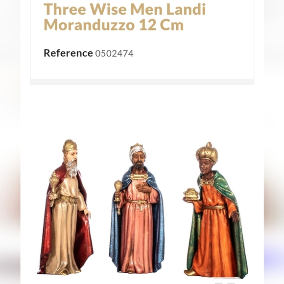 Landi-Moranduzzo Italy, Nativity Set 18th Century style 2 sets, 8 figures - Picture 3 of 14